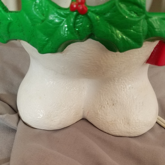 Vintage 1990's Light Up "Noel" Snowman | Handmade - Picture 9 of 14